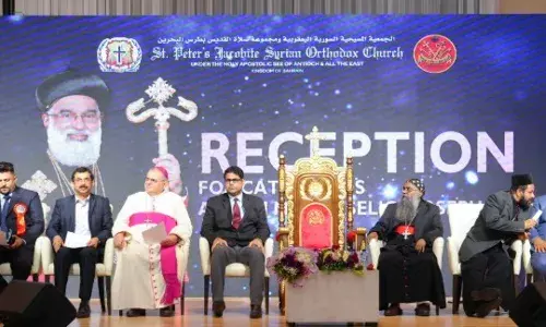 ശ്രേഷ്ഠ കാതോലിക്ക ആബൂന് മോര് ബസ്സേലിയോസ് ജോസഫ് ബാവയ്ക്ക് സ്വീകരണം നല്കി ശ്രേഷ്ഠ കാതോലിക്ക ആബൂന് മോര് ബസ്സേലിയോസ് ജോസഫ് ബാവയ്ക്ക് സ്വീകരണം നല്കി