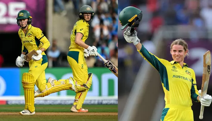 വെടിക്കെട്ട് സെഞ്ചുറിയുമായി ഫോബെ ലിച്ചിഫീല്‍ഡ്; അര്‍ധ സെഞ്ചുറിയുമായി എല്‍സി പെറിയും ആഷ്ലി ഗാര്‍ഡ്‌നറും; വനിതാ ലോകകപ്പ് സെമിയില്‍ കൂറ്റന്‍ വിജയലക്ഷ്യം കുറിച്ച് ഓസ്‌ട്രേലിയ; ഫൈനലിലേക്ക്  ഇന്ത്യക്ക് 339 റണ്‍സ് വിജയ ദൂരം