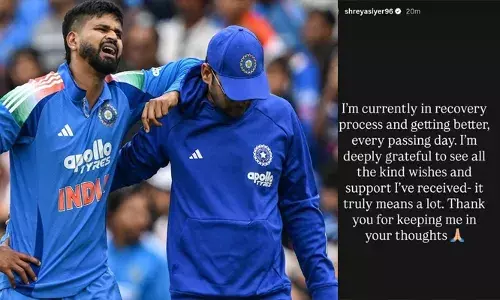 സുഖം പ്രാപിക്കുന്നു, ഞാന്‍ ആരോഗ്യവാനാണ്, ആശംസകൾക്കും പിന്തുണയ്ക്കും നന്ദി; ശസ്ത്രക്രിയയ്ക്ക് ശേഷം ആദ്യമായി പ്രതികരിച്ച് ഇന്ത്യൻ താരം ശ്രേയസ് അയ്യർ