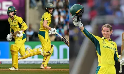 വെടിക്കെട്ട് സെഞ്ചുറിയുമായി ഫോബെ ലിച്ചിഫീല്‍ഡ്; അര്‍ധ സെഞ്ചുറിയുമായി എല്‍സി പെറിയും ആഷ്ലി ഗാര്‍ഡ്‌നറും; വനിതാ ലോകകപ്പ് സെമിയില്‍ കൂറ്റന്‍ വിജയലക്ഷ്യം കുറിച്ച് ഓസ്‌ട്രേലിയ; ഫൈനലിലേക്ക്  ഇന്ത്യക്ക് 339 റണ്‍സ് വിജയ ദൂരം