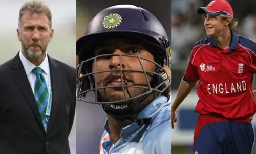 ഫ്‌ളിന്റോഫിനോടുള്ള കലിപ്പ് തീര്‍ത്ത ആറ് സിക്‌സറുകള്‍; മകനെ പഞ്ഞിക്കിട്ട യുവിയില്‍ നിന്നും ഒരു ജേഴ്സി ഒപ്പിട്ട് വാങ്ങി; ആ ക്രിസ്മസ് സമ്മാനം കണ്ട് സ്റ്റുവര്‍ട്ട് ബ്രോഡ് അത് ചവറ്റുകുട്ടയിലേക്കെറിഞ്ഞു; വെളിപ്പെടുത്തലുമായി ക്രിസ് ബ്രോഡ്