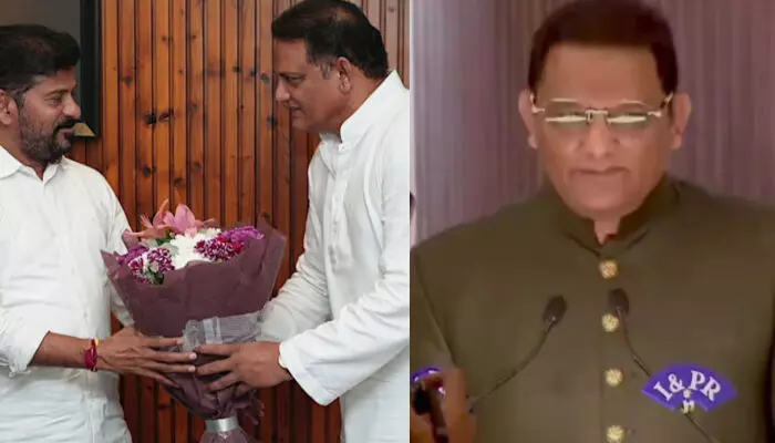 ജൂബിലി ഹില്സ് മണ്ഡലത്തില് ഉപതിരഞ്ഞെടുപ്പ് നടക്കാനിരിക്കെ നിര്ണായക നീക്കം; മുന് ഇന്ത്യന് ക്യാപ്റ്റന് അസ്ഹറുദ്ദീന് ഇനി തെലങ്കാന മന്ത്രി; രേവന്ത് റെഡ്ഡി മന്ത്രിസഭയിലെ ഏക മുസ്ലിം അംഗം; വോട്ടര്മാരെ സ്വാധീനിക്കാനെന്ന് ബിജെപി ജൂബിലി ഹില്സ് മണ്ഡലത്തില് ഉപതിരഞ്ഞെടുപ്പ് നടക്കാനിരിക്കെ നിര്ണായക നീക്കം; മുന് ഇന്ത്യന് ക്യാപ്റ്റന് അസ്ഹറുദ്ദീന് ഇനി തെലങ്കാന മന്ത്രി; രേവന്ത് റെഡ്ഡി മന്ത്രിസഭയിലെ ഏക മുസ്ലിം അംഗം; വോട്ടര്മാരെ സ്വാധീനിക്കാനെന്ന് ബിജെപി