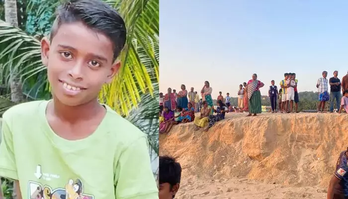 സ്കൂള് വിട്ടതിനുശേഷം കൂട്ടുകാരനൊപ്പം കടലില് കുളിക്കാനെത്തി; ശക്തമായ തിരയില്പ്പെട്ട് ആറാം ക്ലാസുകാരനെ കാണാതായി സ്കൂള് വിട്ടതിനുശേഷം കൂട്ടുകാരനൊപ്പം കടലില് കുളിക്കാനെത്തി; ശക്തമായ തിരയില്പ്പെട്ട് ആറാം ക്ലാസുകാരനെ കാണാതായി