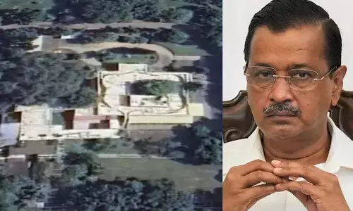 കെജ്രിവാളിനായി ആഡംബര സപ്തനക്ഷത്ര ബംഗ്ലാവ് ഒരുക്കുന്നു; സ്വകാര്യ ആഡംബരത്തിനായി പഞ്ചാബ് സര്‍ക്കാരിന്റെ വിഭവങ്ങള്‍ ദുരുപയോഗം ചെയ്യുന്നു; സാറ്റലൈറ്റ് ചിത്രം പങ്കുവച്ച് ആരോപണവുമായി ബിജെപി;  മോദിയുടെ കൃത്രിമ യമുനയുടെ പ്രതികാരമെന്ന് എഎപി