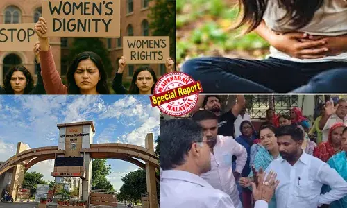 ആര്‍ത്തവമാണെന്നും സുഖമില്ലെന്നും ജീവനക്കാരി പറഞ്ഞപ്പോള്‍ വസ്ത്രം അഴിച്ചുമാറ്റി തെളിവ് കാണിക്കാന്‍ സൂപ്പര്‍വൈസര്‍മാര്‍; മറ്റുചില സ്ത്രീകളോട് ഉപയോഗിച്ച സാനിറ്ററി പാഡുകള്‍ കാണിച്ചില്ലെങ്കില്‍ പിരിച്ചുവിടുമെന്ന് ഭീഷണി; റോഹ്തക്കിലെ മഹര്‍ഷി ദയാനന്ദ് സര്‍വകലാശാലയില്‍ പ്രതിഷേധം ആളിക്കത്തുന്നു; രണ്ടുപേര്‍ക്കെതിരെ കേസ്