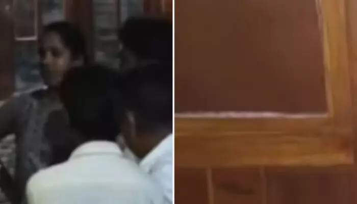 പള്ളിയിൽ പോയതും കുഞ്ഞിന്റെ ഷാൾ എടുക്കാൻ മറന്നത് ഓർത്തു; വീട്ടിൽ തിരിച്ചെത്തിയപ്പോൾ പതറി; പുറകുവശത്തെ വാതിൽ കുത്തിപ്പൊളിച്ച് മോഷണം; നെക്ളസ് അടക്കം കട്ടു; അന്വേഷണം തുടങ്ങി