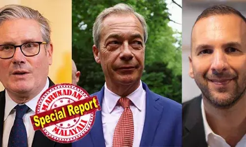 ബ്രിട്ടന്റെ പരമ്പരാഗത രാഷ്ട്രീയം തലകീഴായി മറിയുന്നു; ഭരിക്കുന്ന പാര്‍ട്ടിയായ ലേബറും മുഖ്യ പ്രതിപക്ഷമായ ടോറികളും ജനപിന്തുണയില്‍ 16 ശതമാനം വീതം പങ്കിട്ട് നാണംകെട്ടപ്പോള്‍ 32 ശതമാനം പിന്തുണയോടെ റിഫോം യുകെ മുന്‍പോട്ട്; രണ്ടാം സ്ഥാനത്തേക്ക് ഉയര്‍ന്ന് ഗ്രീന്‍ പാര്‍ട്ടി