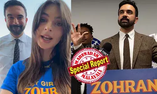 ഹോട്ട് ഗേള്‍സ് ഫോര്‍ സൊഹ്‌റാന്‍ എന്നെഴുതിയ ടീഷര്‍ട്ട് ധരിച്ചു സുന്ദരിമാര്‍; ബരാക് ഒബാമയുമായി താരതമ്യം ചെയ്തും പ്രചരണം; നൂറ് ശതമാനം കമ്മ്യൂണിസ്റ്റ് ഭ്രാന്തന്‍ എന്ന് ട്രംപ് വിശേഷിപ്പിച്ച സൊഹ്‌റാന്‍ മംദാനി ന്യൂയോര്‍ക്ക് മേയര്‍ പദവി ഉറപ്പിച്ചു മുന്നേറുന്നു; മംദാനി വിജയിച്ചാല്‍ രാജ്യം വിടാന്‍ ആലോചിക്കുന്നതായി എതിര്‍ക്കുന്ന 26 ശതമാനം പേര്‍