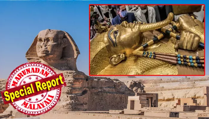 ഈജിപ്ഷ്യൻ രാജാവ് ടുട്ടൻഖാമന്റെ ശവകുടീരം പൂർണമായി പ്രദർശിപ്പിച്ച് ഗ്രാൻഡ് ഈജിപ്ഷ്യൻ മ്യൂസിയം;   പ്രദർശനത്തിന് വയ്ക്കുന്നത് ശവകുടീരത്തിൽ കണ്ടെത്തിയ 5500 വസ്തുക്കൾ; 4,500 വർഷം പഴക്കമുള്ള ശവസംസ്കാര ബോട്ടും നിധിശേഖരയും മ്യൂസിയത്തിലെ പ്രധാന ആകർഷണം