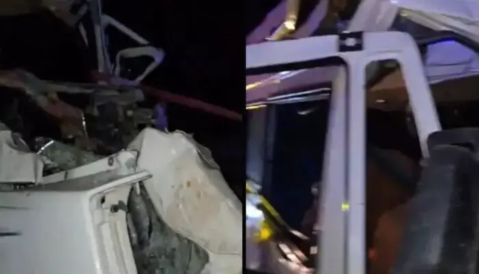 അമിതവേഗതയിലെത്തിയ ടെമ്പോ ട്രാവലര്‍ റോഡരികില്‍ നിർത്തിയിരുന്ന ലോറിയിലേക്ക് ഇടിച്ചുകയറി വൻ അപകടം; 15 പേര്‍ക്ക് ജീവൻ നഷ്ടമായി; അപകടം ക്ഷേത്ര ദർശനം കഴിഞ്ഞ് മടങ്ങവേ; സംഭവം രാജസ്ഥാനിൽ