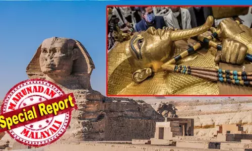 ഈജിപ്ഷ്യൻ രാജാവ് ടുട്ടൻഖാമന്റെ ശവകുടീരം പൂർണമായി പ്രദർശിപ്പിച്ച് ഗ്രാൻഡ് ഈജിപ്ഷ്യൻ മ്യൂസിയം;   പ്രദർശനത്തിന് വയ്ക്കുന്നത് ശവകുടീരത്തിൽ കണ്ടെത്തിയ 5500 വസ്തുക്കൾ; 4,500 വർഷം പഴക്കമുള്ള ശവസംസ്കാര ബോട്ടും നിധിശേഖരയും മ്യൂസിയത്തിലെ പ്രധാന ആകർഷണം