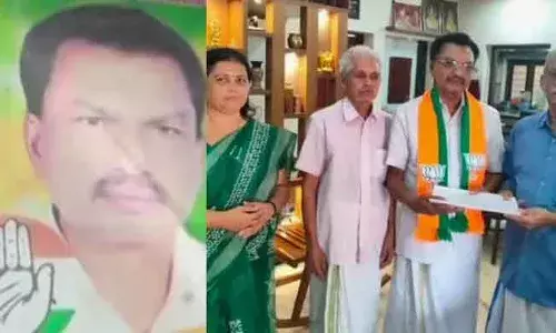 മോദിയുടെ വ്യക്തിപ്രഭാവവും ദിവ്യഗുണങ്ങളും ഒരു അവതാര പുരുഷന്‍ എന്ന നിലയില്‍ തന്റെ മനസില്‍ വളരെ കാലമായി നിലനില്‍ക്കുന്നു; മാണിക്യമംഗലത്തെ കോണ്‍ഗ്രസ് മെമ്പര്‍ ബിജെപിക്കാരനായി