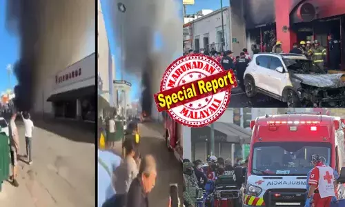 ഉഗ്ര ശബ്ദത്തിൽ നടുങ്ങി നാട്; പൊടിപടലങ്ങൾ ആകാശത്തേക്ക് ഉയർന്നുപൊങ്ങി; കട്ടകൾ ഇളകിത്തെറിച്ചും ഭീതി; മെക്‌സിക്കോയെ വിറപ്പിച്ച് സൂപ്പർ മാർക്കറ്റിൽ വൻ സ്ഫോടനം; 23 പേർക്ക് ജീവൻ നഷ്ടമായി;എങ്ങും നെഞ്ചുലയ്ക്കുന്ന കാഴ്ചകൾ; ഉത്സവ ലഹരിയിലായിരുന്ന ആളുകൾക്കിടയിൽ പ്രതീക്ഷിക്കാതെ എത്തിയ ദുരന്തം; പിന്നിൽ ഭീകരവാദമോ?