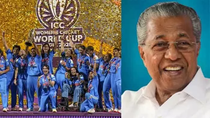 ആണ്‍കുട്ടികളുടെ വിജയങ്ങള്‍ മാത്രം ആഘോഷിക്കപ്പെടുന്ന പുരുഷാധിപത്യ സമൂഹത്തില്‍ രാജ്യത്തെ ഓരോ പെണ്‍കുട്ടിക്കും ഈ ലോകകപ്പ് വിജയം നല്‍കുന്ന ഊര്‍ജ്ജം ചെറുതല്ല; ഇന്ത്യന്‍ ടീമിനെ അഭിനന്ദിച്ച് മുഖ്യമന്ത്രി
