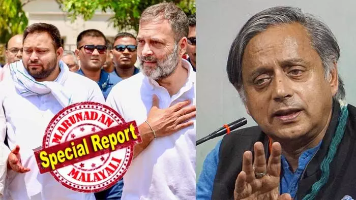 തരൂരിന്റേത് വളരെ ഉള്‍ക്കാഴ്ച്ചയുള്ള ലേഖനം; രാഹുലിനും തേജസ്വി യാദവിനും നേരെ അദ്ദേഹം നേരിട്ട് ആക്രമണം നടത്തിയിരിക്കുന്നു; ഇത്രയും ധീരമായി സംസാരിച്ചതിന് തരൂരിന് എന്ത് പ്രത്യാഘാതങ്ങള്‍ ഉണ്ടാകും? ആ കുടുംബം വളരെ പ്രതികാര ബുദ്ധിയുള്ളവരാണ്; കുടുംബ വാഴ്ച്ചക്കാര്‍ക്കെതിരെ തരൂര്‍ എഴുതിയ ലേഖനം ഏറ്റുപിടിച്ച് ബിജെപി