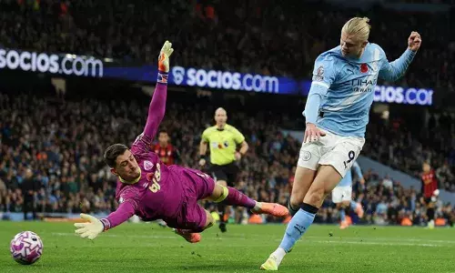 ഇത്തിഹാദിൽ ബോൺമൗത്തിനെ വീഴ്ത്തിയത് 3-1ന്; പ്രീമിയർ ലീഗിൽ മാഞ്ചസ്റ്റർ സിറ്റി രണ്ടാം സ്ഥാനത്ത്; എർലിംഗ് ഹാളണ്ടിന് ഇരട്ട ഗോൾ