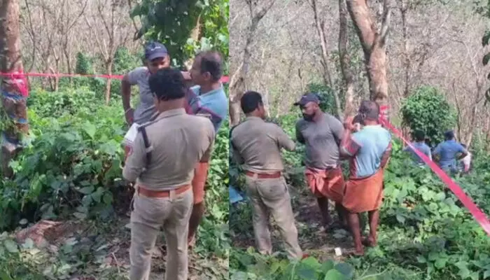 റബ്ബര്‍ തോട്ടത്തിൽ നിന്നും പുക ഉയരുന്നത് ശ്രദ്ധിച്ചു; പരിശോധനയിൽ നെഞ്ചുലയ്ക്കുന്ന കാഴ്ച; കണ്ണൂരിൽ വയോധികന്‍റെ മൃതദേഹം കത്തിക്കരിഞ്ഞ നിലയിൽ കണ്ടെത്തി; വൻ ദുരൂഹത; അന്വേഷണം തുടങ്ങി