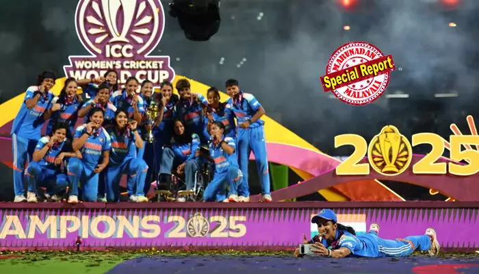 ലോകകപ്പ് ജയത്തോടെ സോഷ്യല് മീഡിയ അക്കൗണ്ടുകളില് ഫോളോവേഴ്സിന്റെ തള്ളിക്കയറ്റം; പിന്നാലെ കുതിച്ചുയര്ന്ന് ജെമീമയുടെയും സ്മൃതിയുടെയും ബ്രാന്ഡ് മൂല്യം; ലോകകപ്പിന് മുന്പ് 75 ലക്ഷം വാങ്ങിയ ജെമീമക്ക് ഇപ്പോള് ഒന്നരക്കോടി ലോകകപ്പ് ജയത്തോടെ സോഷ്യല് മീഡിയ അക്കൗണ്ടുകളില് ഫോളോവേഴ്സിന്റെ തള്ളിക്കയറ്റം; പിന്നാലെ കുതിച്ചുയര്ന്ന് ജെമീമയുടെയും സ്മൃതിയുടെയും ബ്രാന്ഡ് മൂല്യം; ലോകകപ്പിന് മുന്പ് 75 ലക്ഷം വാങ്ങിയ ജെമീമക്ക് ഇപ്പോള് ഒന്നരക്കോടി