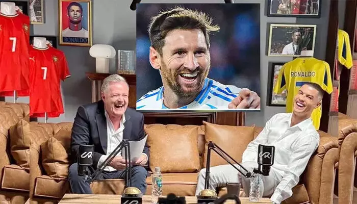 പലരും പറയുന്നത് മെസ്സി നിങ്ങളെക്കാൾ മികച്ച താരമാണെന്നാണ്; മെസ്സി എന്നേക്കാൾ കേമനാണെന്നോ?, ഞാൻ സമ്മതിക്കില്ല, അത്ര വിനയം എനിക്കില്ല; വൈറലായി സൂപ്പർതാരം ക്രിസ്റ്റ്യാനോ റൊണാൾഡോയുടെ വാക്കുകൾ പലരും പറയുന്നത് മെസ്സി നിങ്ങളെക്കാൾ മികച്ച താരമാണെന്നാണ്; മെസ്സി എന്നേക്കാൾ കേമനാണെന്നോ?, ഞാൻ സമ്മതിക്കില്ല, അത്ര വിനയം എനിക്കില്ല; വൈറലായി സൂപ്പർതാരം ക്രിസ്റ്റ്യാനോ റൊണാൾഡോയുടെ വാക്കുകൾ