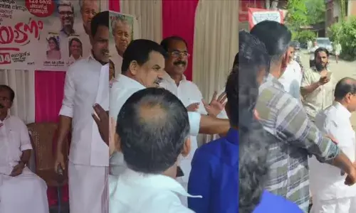 സര്‍ക്കാര്‍ ഫണ്ട് ഉപയോഗിച്ച് നിര്‍മ്മിക്കുന്ന റോഡ് ഉദ്ഘാടനം ചെയ്യേണ്ടത് എംഎല്‍എയെന്ന് സണ്ണി ജോസഫ്;  എട്ടുകാലി മമ്മൂഞ്ഞ് ആകാന്‍ നില്‍ക്കണ്ടെന്ന് സിപിഎം പ്രവര്‍ത്തകര്‍;  പരിപാടിക്കിടെ വേദിയില്‍ നിന്നും എംഎല്‍എയെ ഇറക്കിവിട്ടു