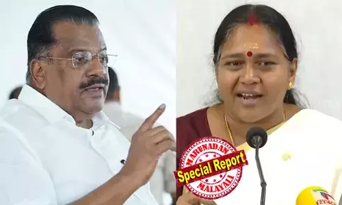 രാമനിലയത്തില്‍  ഇപി ജയരാജനെ കാണാന്‍ പോയിരുന്നു; 24 മണിക്കൂര്‍ കഴിഞ്ഞിരുന്നുവെങ്കില്‍ ഇ.പിയുടെ കഴുത്തില്‍ കുങ്കുമ ഹരിത പതാക വീഴുമായിരുന്നു;  പുസ്തകം വായിച്ചപ്പോള്‍ ഉള്ളില്‍ ചിരിക്കുകയായിരുന്നു; യഥാര്‍ഥത്തില്‍ അതിന് ഇടേണ്ട പേര് കള്ളന്റെ ആത്മകഥ എന്നായിരുന്നു; ഇ പി ജയരാജന് എതിരെ വിമര്‍ശനവുമായി ശോഭ സുരേന്ദ്രന്‍