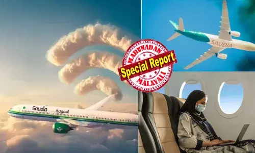 35000 അടി ഉയരത്തിൽ മണിക്കൂറിൽ ഏകദേശം 885 കിലോമീറ്റർ വേഗതയിൽ കുതിക്കുന്ന വിമാനം; ആ സമയത്ത് ക്യാബിനുള്ളിൽ ഒരു ബഫറും കൂടാതെയുള്ള ഇന്റർനെറ്റ് സേവനം സാധ്യമോ?; എല്ലാ ചോദ്യങ്ങൾക്കും തെളിവ് സഹിതം ഉത്തരം നൽകി സൗദി എയർലൈൻസ്; പരീക്ഷണ പറക്കലിൽ നടന്നത്