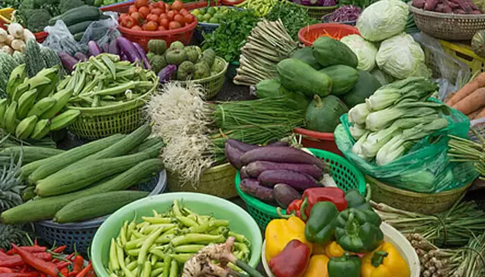 ബീന്സിന്റെ വില ഇരട്ടിയായി; സവാളയ്ക്കും ചെറിയ ഉള്ളിക്കും വില കൂടി: സംസ്ഥാനത്ത് പച്ചക്കറി വില കുതിക്കുന്നു ബീന്സിന്റെ വില ഇരട്ടിയായി; സവാളയ്ക്കും ചെറിയ ഉള്ളിക്കും വില കൂടി: സംസ്ഥാനത്ത് പച്ചക്കറി വില കുതിക്കുന്നു