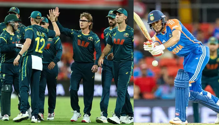 അക്കൗണ്ട് തുറക്കും മുമ്പെ ജീവന് ലഭിച്ച അഭിഷേക്; പവര്പ്ലേ മുതലാക്കാതെ ഗില്; സമ്മര്ദ്ദം ഏറിയതോടെ വിക്കറ്റ് തുലച്ച് തിലകും ജിതേഷും; നാലാം ട്വന്റി 20യില് ഇന്ത്യക്കെതിരെ ഓസീസിന് 166 റണ്സ് വിജയലക്ഷ്യം അക്കൗണ്ട് തുറക്കും മുമ്പെ ജീവന് ലഭിച്ച അഭിഷേക്; പവര്പ്ലേ മുതലാക്കാതെ ഗില്; സമ്മര്ദ്ദം ഏറിയതോടെ വിക്കറ്റ് തുലച്ച് തിലകും ജിതേഷും; നാലാം ട്വന്റി 20യില് ഇന്ത്യക്കെതിരെ ഓസീസിന് 166 റണ്സ് വിജയലക്ഷ്യം