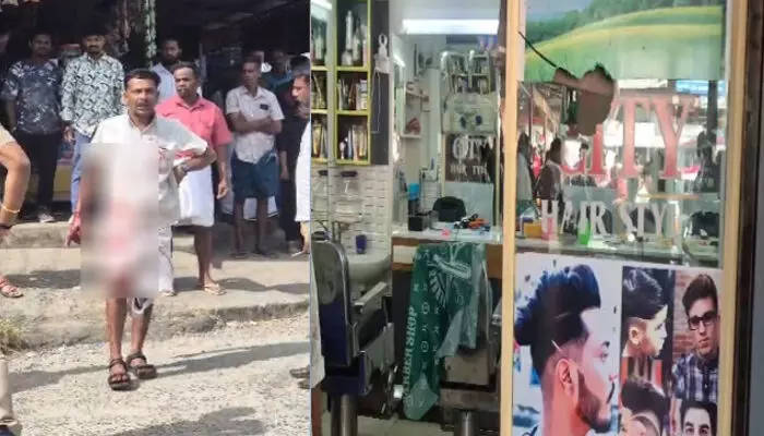 മൊബൈല്‍ ഫോണ്‍ ചാര്‍ജ് ചെയ്യാന്‍ അനുവദിച്ചില്ല; മദ്യലഹരിയില്‍ ബാര്‍ബര്‍ ഷോപ്പിന്റെ ചില്ലുകള്‍ അടിച്ച് തകര്‍ത്തു