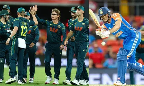 അക്കൗണ്ട് തുറക്കും മുമ്പെ ജീവന്‍ ലഭിച്ച അഭിഷേക്; പവര്‍പ്ലേ മുതലാക്കാതെ ഗില്‍; സമ്മര്‍ദ്ദം ഏറിയതോടെ വിക്കറ്റ് തുലച്ച് തിലകും ജിതേഷും; നാലാം ട്വന്റി 20യില്‍ ഇന്ത്യക്കെതിരെ ഓസീസിന് 166 റണ്‍സ് വിജയലക്ഷ്യം