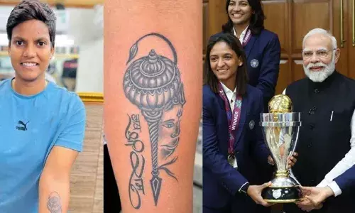 നിങ്ങളുടെ കൈയില്‍ ഹനുമാന്‍ സ്വാമിയുടെ ടാറ്റൂ ഉണ്ടല്ലോ; അത് നിങ്ങളെ ഏതെങ്കിലും വിധത്തില്‍ സഹായിച്ചിട്ടുണ്ടോ?  മോദിയുടെ ചോദ്യത്തിന് ദീപ്തി ശര്‍മയുടെ മറുപടി വൈറലാകുന്നു