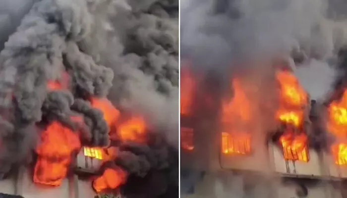 പൊട്ടിത്തെറിക്ക് പിന്നാലെ തീ പടർന്നു; ഫാക്ടറിയിലുണ്ടായ തീപിടിത്തത്തിൽ ഒഴിവായത് വൻ ദുരന്തം; കോടികളുടെ നാശനഷ്ടം പൊട്ടിത്തെറിക്ക് പിന്നാലെ തീ പടർന്നു; ഫാക്ടറിയിലുണ്ടായ തീപിടിത്തത്തിൽ ഒഴിവായത് വൻ ദുരന്തം; കോടികളുടെ നാശനഷ്ടം