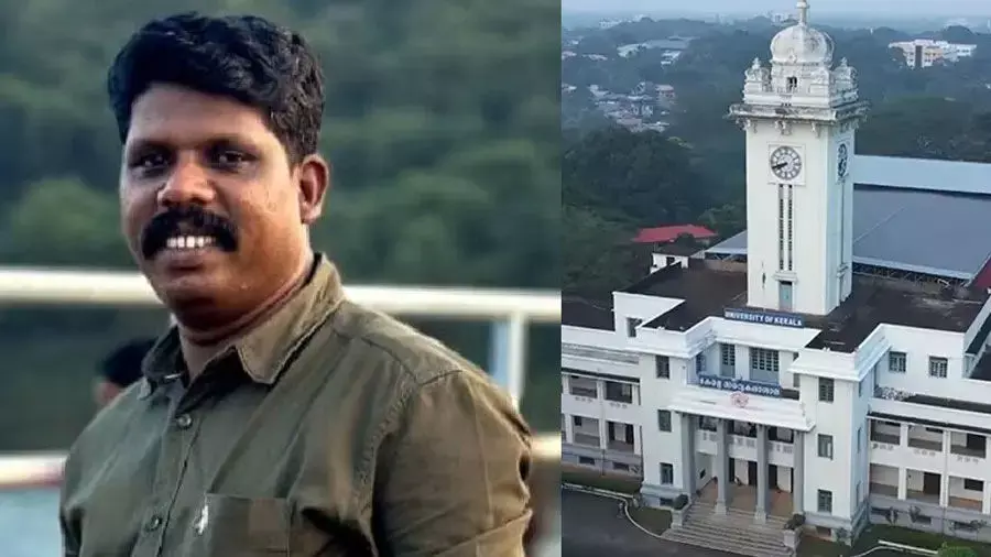 ജാതീയമായി അധിക്ഷേപിച്ചെന്ന് ആരോപിച്ച് കേരള സര്വകലാശാലയിലെ ഡീനിനെതിരെ ഗവേഷക വിദ്യാര്ഥി വിപിന് വിജയന്റെ പരാതി; സംസ്കൃത പി എച്ച് ഡി വിവാദം പുതിയ തലത്തില് ജാതീയമായി അധിക്ഷേപിച്ചെന്ന് ആരോപിച്ച് കേരള സര്വകലാശാലയിലെ ഡീനിനെതിരെ ഗവേഷക വിദ്യാര്ഥി വിപിന് വിജയന്റെ പരാതി; സംസ്കൃത പി എച്ച് ഡി വിവാദം പുതിയ തലത്തില്