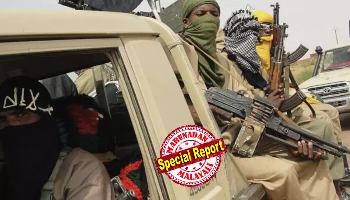 വൈദ്യുതീകരണ ജോലിക്കിടെ തോക്കുമായി സായുധ തീവ്രവാദ ജിഹാദി സംഘം; മാലിയിലെ കോബ്രിയില് നിന്നും അഞ്ച് ഇന്ത്യക്കാരെ തട്ടിക്കൊണ്ട് പോയി; അല്ഖ്വയ്ദ സംഘമെന്ന് സംശയം; വിദേശികളെ തട്ടിക്കൊണ്ടുപോയി മോചനദ്രവ്യം ആവശ്യപ്പെടുന്നത് പതിവ്; മറ്റ് ഇന്ത്യക്കാരെ ബാംകോയിലേക്ക് മാറ്റി വൈദ്യുതീകരണ ജോലിക്കിടെ തോക്കുമായി സായുധ തീവ്രവാദ ജിഹാദി സംഘം; മാലിയിലെ കോബ്രിയില് നിന്നും അഞ്ച് ഇന്ത്യക്കാരെ തട്ടിക്കൊണ്ട് പോയി; അല്ഖ്വയ്ദ സംഘമെന്ന് സംശയം; വിദേശികളെ തട്ടിക്കൊണ്ടുപോയി മോചനദ്രവ്യം ആവശ്യപ്പെടുന്നത് പതിവ്; മറ്റ് ഇന്ത്യക്കാരെ ബാംകോയിലേക്ക് മാറ്റി