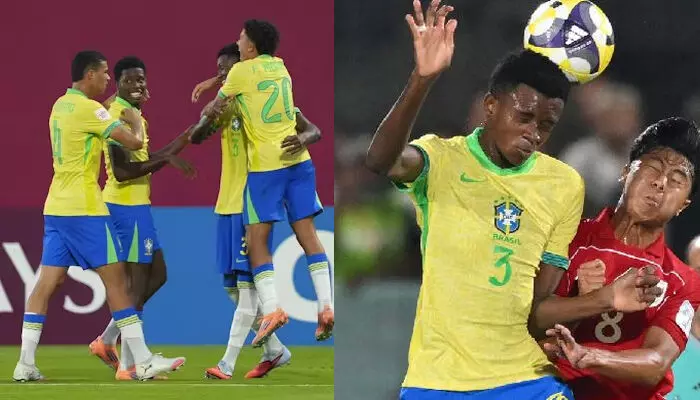 ഫിഫ അണ്ടർ 17 ലോകകപ്പിൽ ഇൻഡോനേഷ്യയെ തകർത്ത് ബ്രസീൽ; ജയം എതിരില്ലാത്ത നാല് ഗോളുകൾക്ക്; കാനറികളുടേത് തുടർച്ചയായ രണ്ടാം ജയം; ഗ്രൂപ്പ് എച്ചിൽ ഒന്നാം സ്ഥാനത്ത്