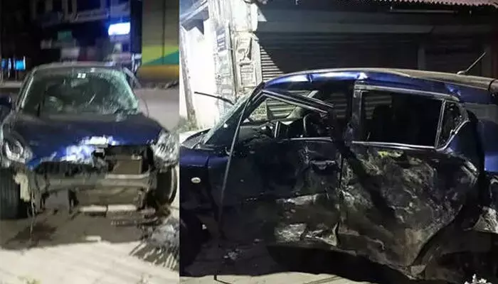 കാർ മെട്രോയുടെ പില്ലറിൽ ഇടിച്ചു; വാഹനത്തിന്റെ മുൻഭാഗം പൂർണമായും തകർന്നിട്ടും എയർബാഗ് പുറത്ത് വന്നില്ല; രണ്ട് വിദ്യാർത്ഥികൾക്ക് ദാരുണാന്ത്യം; രണ്ട് പേർക്ക് പരിക്ക് കാർ മെട്രോയുടെ പില്ലറിൽ ഇടിച്ചു; വാഹനത്തിന്റെ മുൻഭാഗം പൂർണമായും തകർന്നിട്ടും എയർബാഗ് പുറത്ത് വന്നില്ല; രണ്ട് വിദ്യാർത്ഥികൾക്ക് ദാരുണാന്ത്യം; രണ്ട് പേർക്ക് പരിക്ക്