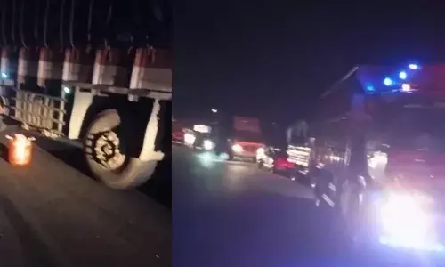 ഡീസല്‍ തീര്‍ന്ന് ലോറി കുടുങ്ങി; താമരശ്ശേരി ചുരത്തില്‍ ഗതാഗത കുരുക്ക്