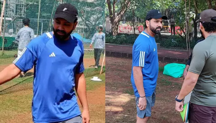 ഓസ്ട്രേലിയന് പര്യടനത്തിന് മുമ്പ് കുറച്ചത് 11 കിലോ ഭാരം; വീണ്ടും ഭാരം കുറച്ച് സ്ലിമ്മായി ഹിറ്റ്മാന്; ഏകദിന പരമ്പരയ്ക്കു മുന്പ് പരിശീലനത്തിനിറങ്ങി; ആരാധകര് ആവേശത്തില് ഓസ്ട്രേലിയന് പര്യടനത്തിന് മുമ്പ് കുറച്ചത് 11 കിലോ ഭാരം; വീണ്ടും ഭാരം കുറച്ച് സ്ലിമ്മായി ഹിറ്റ്മാന്; ഏകദിന പരമ്പരയ്ക്കു മുന്പ് പരിശീലനത്തിനിറങ്ങി; ആരാധകര് ആവേശത്തില്