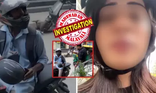 ബൈക്കിലിരിക്കുന്ന ഒരാളുടെ മുന്നിൽ നിന്ന് യുവതിയുടെ കരച്ചിൽ; കൈയ്യിൽ പിടിച്ച്...സോറി പറഞ്ഞ് ഒഴിഞ്ഞുമാറാനും ശ്രമം; ഒടുവിൽ വഴിയാത്രക്കാരന്റെ ഇടപെടലിൽ അറിഞ്ഞത് മറ്റൊരു സത്യം ബൈക്കിലിരിക്കുന്ന ഒരാളുടെ മുന്നിൽ നിന്ന് യുവതിയുടെ കരച്ചിൽ; കൈയ്യിൽ പിടിച്ച്...സോറി പറഞ്ഞ് ഒഴിഞ്ഞുമാറാനും ശ്രമം; ഒടുവിൽ വഴിയാത്രക്കാരന്റെ ഇടപെടലിൽ അറിഞ്ഞത് മറ്റൊരു സത്യം