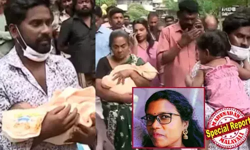 രണ്ടര വയസ്സുള്ള മകളെയും നവജാത ശിശുവിനെയും തനിച്ചാക്കി ശിവ പ്രിയ മടങ്ങി;  പ്രസവത്തിനു പിന്നാലെ യുവതി മരിച്ചതില്‍ ചികിത്സാ പിഴവെന്ന് കുടുംബം; എസ്എടി ആശുപത്രിക്ക് മുന്നില്‍ കൈക്കുഞ്ഞുമായി പ്രതിഷേധിച്ച് കുടുംബം