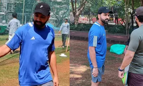 ഓസ്‌ട്രേലിയന്‍ പര്യടനത്തിന് മുമ്പ് കുറച്ചത് 11 കിലോ ഭാരം;  വീണ്ടും ഭാരം കുറച്ച് സ്ലിമ്മായി ഹിറ്റ്മാന്‍;  ഏകദിന പരമ്പരയ്ക്കു മുന്‍പ് പരിശീലനത്തിനിറങ്ങി; ആരാധകര്‍ ആവേശത്തില്‍