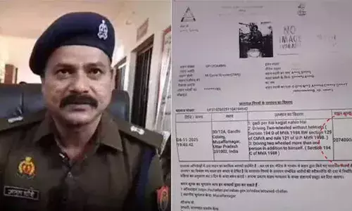 ഹെൽമെറ്റ് ധരിച്ചില്ല, മതിയായ രേഖകളില്ലാതെ വാഹനമോടിച്ചു; സ്കൂട്ടറിന് വില ഒരു ലക്ഷം രൂപ മാത്രം; പിഴ അടിച്ചത് 21 ലക്ഷം; സമൂഹമാധ്യമങ്ങളിൽ രസീത് പങ്കുവെച്ച് യുവാവ്; ഒടുവിൽ വിശദീകരണവുമായി അധികൃതർ