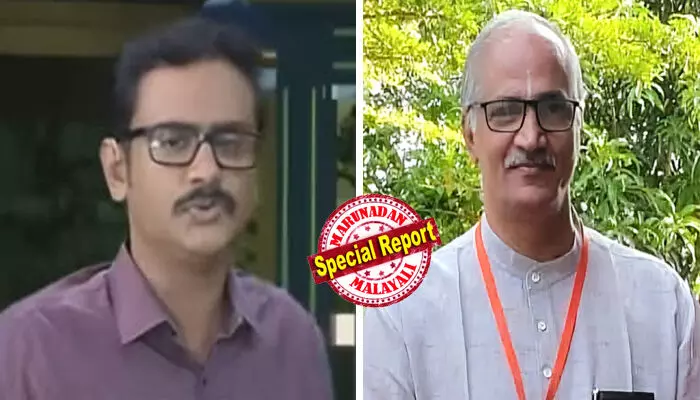 പാര്‍ലമെന്റിന്റെ ഉദ്ഘാടനം വന്നപ്പോ ഒരു കുന്തോം പിടിച്ചോണ്ട് ഒരുത്തന്‍ മുന്നില്‍ നടക്കുകയാണ്; ഒരു.... ന്താ... ചെങ്കോല്‍, എല്ലാവരുമത് തൊട്ടുതൊഴണമെന്നു പറഞ്ഞാല്‍ എവിടുത്തെ ന്യായമാണ്? ഇതേത് ചിഹ്നമാണ്? റിപ്പോര്‍ട്ടര്‍ ടിവിയില്‍ ജിമ്മി ജെയിംസിന്റെ വാക്കുകള്‍ ക്ഷമിക്കാനാവാത്ത അപരാധം: നിയമനടപടിയെന്ന് വി സദാനന്ദന്‍ എംപി