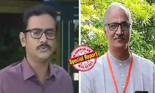 പാര്‍ലമെന്റിന്റെ ഉദ്ഘാടനം വന്നപ്പോ ഒരു കുന്തോം പിടിച്ചോണ്ട് ഒരുത്തന്‍ മുന്നില്‍ നടക്കുകയാണ്; ഒരു.... ന്താ... ചെങ്കോല്‍, എല്ലാവരുമത് തൊട്ടുതൊഴണമെന്നു പറഞ്ഞാല്‍ എവിടുത്തെ ന്യായമാണ്? ഇതേത് ചിഹ്നമാണ്? റിപ്പോര്‍ട്ടര്‍ ടിവിയില്‍ ജിമ്മി ജെയിംസിന്റെ വാക്കുകള്‍ ക്ഷമിക്കാനാവാത്ത അപരാധം: നിയമനടപടിയെന്ന് വി സദാനന്ദന്‍ എംപി