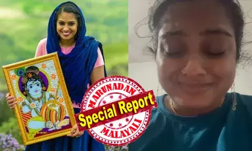 ശ്രീകൃഷ്ണന്റെ ചിത്രങ്ങൾ വരച്ച് വൈറലായ സോഷ്യൽ മീഡിയ ഇൻഫ്ലുവൻസർ; കണ്ണന് വേണ്ടി ഒരുക്കിയ ചിത്രങ്ങളിൽ ഒന്ന് പ്രധാനമന്ത്രിക്കും സമ്മാനിച്ചു; ഗുരുവായൂരിലെ റീലിൽ പോലീസ് കേസെടുത്തതിന് പിന്നാലെ കൈഞരമ്പ് മുറിച്ച് ആത്മഹത്യാ ശ്രമം; ആളുകൾ തന്നെ എന്തിന് ഇത്രയധികം വെറുക്കുന്നുവെന്ന് ജസ്ന സലിം