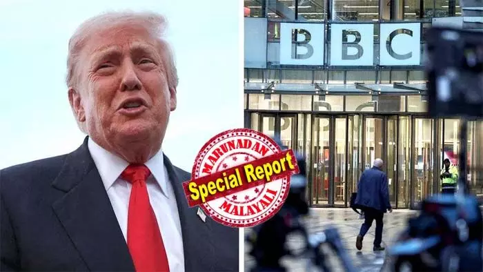 ട്രംപിനെതിരായ വ്യാജ വാര്‍ത്തയില്‍ ആകെ കുടുങ്ങി ബിബിസി; ഒരു ബില്യണ്‍ ഡോളര്‍ നഷ്ടപരിഹാരം ആവശ്യപ്പെട്ട് കേസ് കൊടുക്കാന്‍ ഒരുങ്ങി ട്രംപ്; തന്റെ വ്യവസ്ഥകള്‍ പാലിക്കാന്‍ ട്രംപ് വെള്ളിയാഴ്ച്ച വരെ സമയപരിധി നല്‍കി ട്രംപ്;  തലവന്‍മാരുടെ രാജിയിലും പ്രശ്‌നം തീരുന്നില്ല