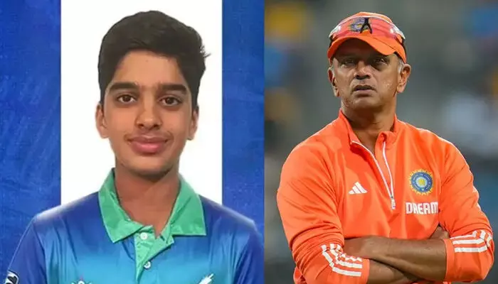 അച്ഛന്റെ വഴിയേ ഇളയ മകനും;  രാഹുല്‍ ദ്രാവിഡിന്റെ മകന്‍ അന്‍വയ് ത്രിരാഷ്ട്ര പരമ്പരയ്ക്കുള്ള ഇന്ത്യന്‍ അണ്ടര്‍ 19 ബി ടീമില്‍;  ഒരു മലയാളി താരവും ഇടംപിടിച്ചു
