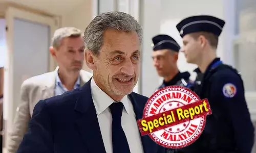 അഞ്ച് വര്‍ഷത്തെ തടവിന് പകരം ജയിലില്‍ കഴിഞ്ഞത് 20 ദിവസം മാത്രം! ക്രിമിനല്‍ ഗൂഢാലോചന കേസില്‍ ശിക്ഷിക്കപ്പെട്ട് മുന്‍ ഫ്രഞ്ച് പ്രസിഡിന്റ് ജയില്‍മോചിതനായി വീട്ടിലെത്തി; സ്വാതന്ത്ര്യം നീണാള്‍ വാഴട്ടെ എന്നു പ്രതികരിച്ചു സര്‍ക്കോസിയുടെ മകന്‍