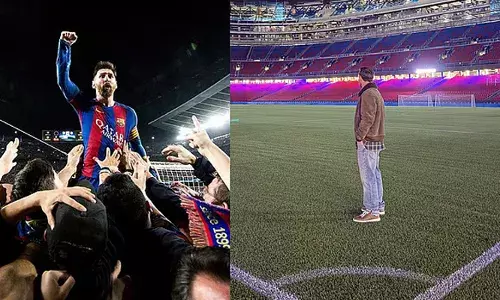 എന്റെ ആത്മാവും ഹൃദയവും തുടിക്കുന്ന മണ്ണിലേക്ക് തിരിച്ചെത്തി; ഞാന്‍ വളരെയധികം സന്തോഷിച്ച ഇടം; കളിക്കാരന്‍ എന്ന നിലയില്‍ ഒരുനാള്‍ യാത്രപറയാന്‍ ഇവിടേക്ക് തിരിച്ചുവരും; ബാഴ്‌സ ആരാധകരെ അമ്പരപ്പിച്ച് മെസി വീണ്ടും ക്യാംപ് നൗവില്‍