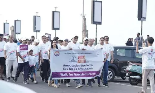 വാസ്‌കുലാര്‍ രോഗങ്ങളെ ഫലപ്രദമായി പ്രതിരോധിക്കാം; ആംപ്യൂട്ടേഷന്‍ ഫ്രീ ഇന്ത്യ ബോധവല്‍ക്കരണ വാക്കത്തോണ്‍ സംഘടിപ്പിച്ചു